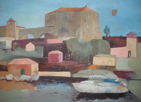 Aquarellzeichnung von Capodimonte